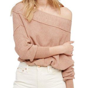 Free People Alana Sweater Off-Shoulder